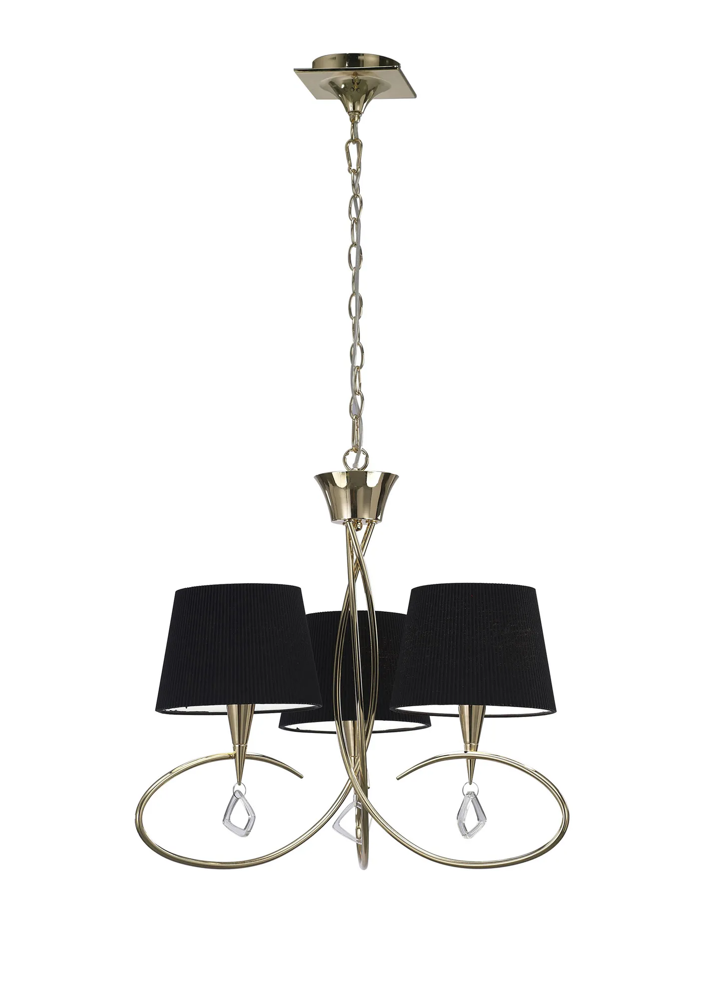 M1640FG/BS  Mara FG Pendant 3 Light